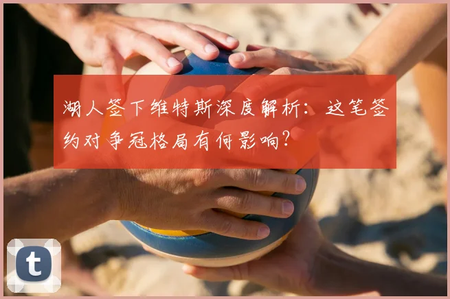 湖人签下维特斯深度解析：这笔签约对争冠格局有何影响？